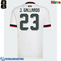 Fotballdrakt Herre Mexico Jesus Gallardo #23 Bortedrakt VM 2026 Kortermet